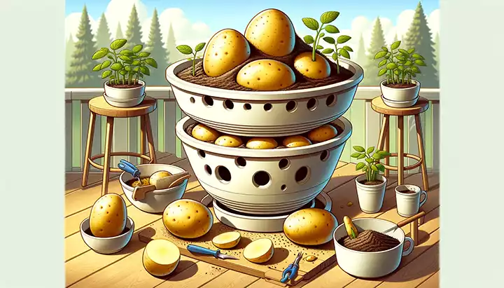Transform Two Pots into a Potato Planter: A Space-Saving Gardening Hack