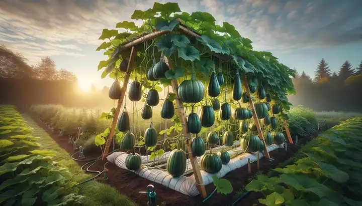 How to Grow Pumpkin on a Trellis for High Yield