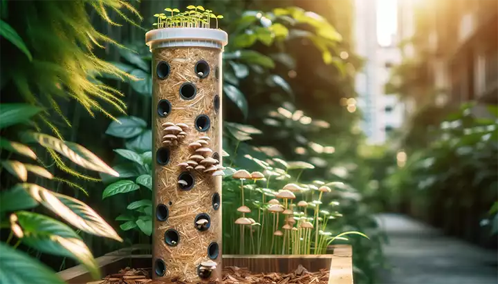 Building a Mushroom Tower: A Step-by-Step Guide to Vertical Gardening
