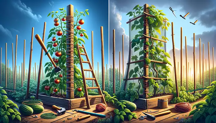 Master Vertical Gardening: Essential Tips for Staking and Trellising