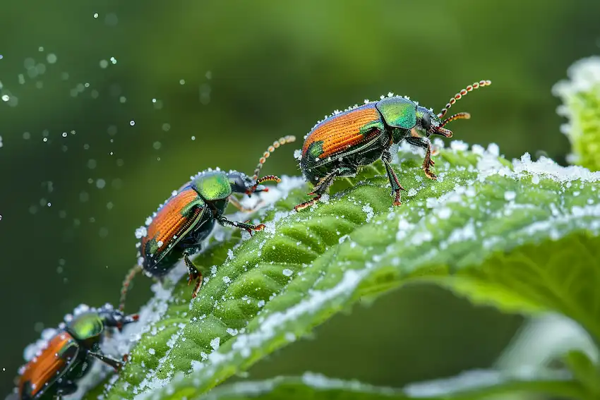 baby powder anti japanese beetles