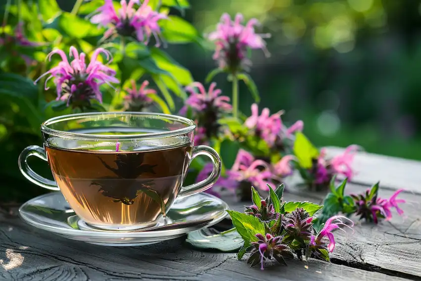 herbal tea of bee balm