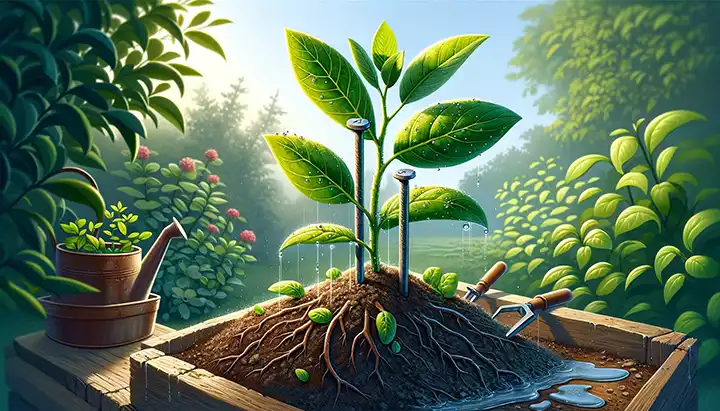 The Surprising Effect of Placing Two Nails Beside Your Plants