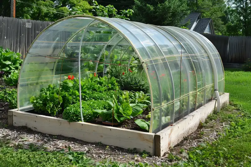 How to Build a Folding Greenhouse for Your Raised Garden: A ...