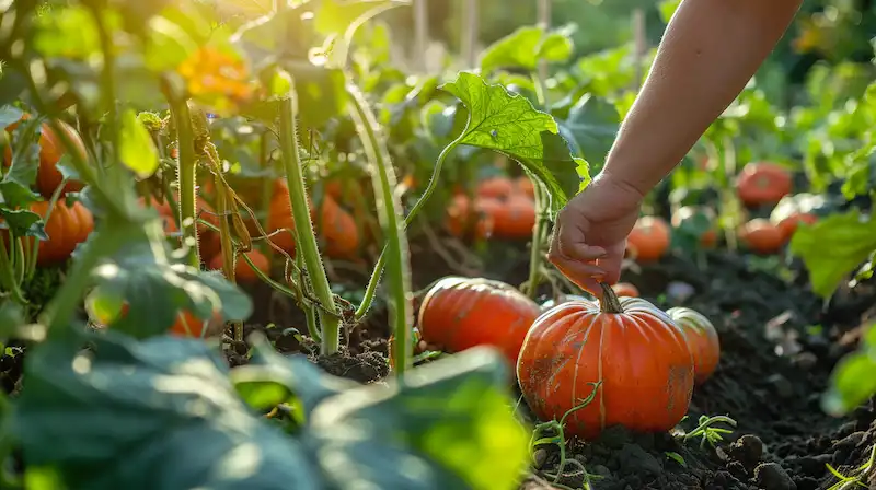 grow perfect pumpkins in your garden