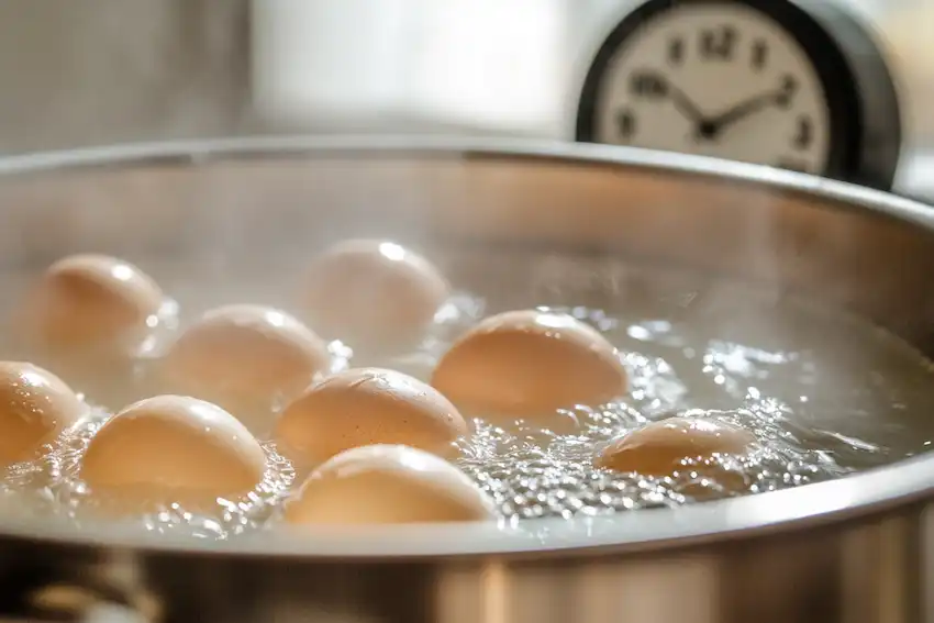 cooking time for boiled eggs