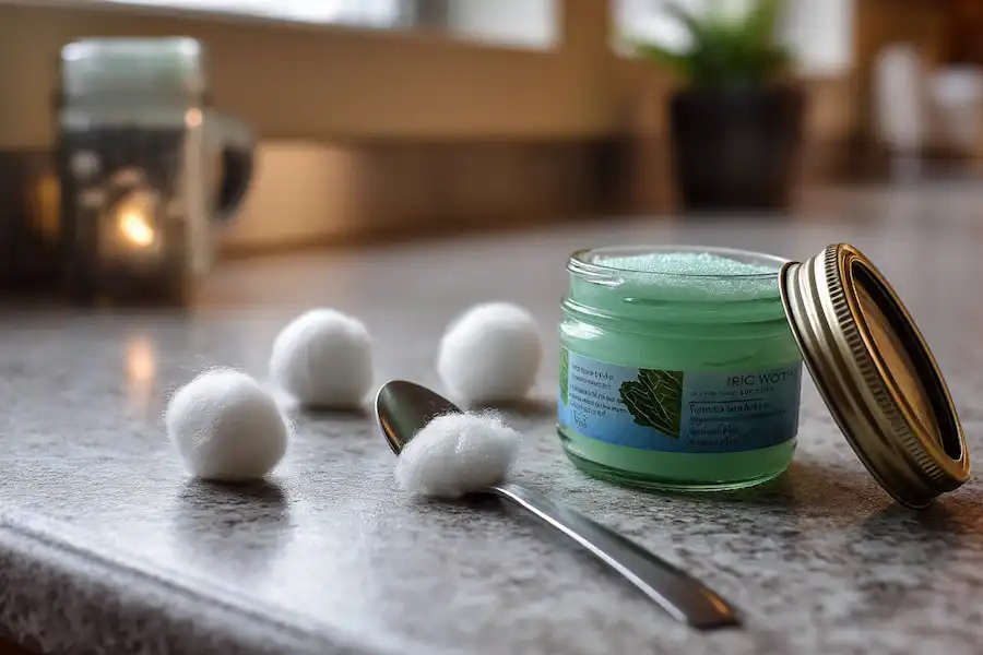 jar of mentholated ointment