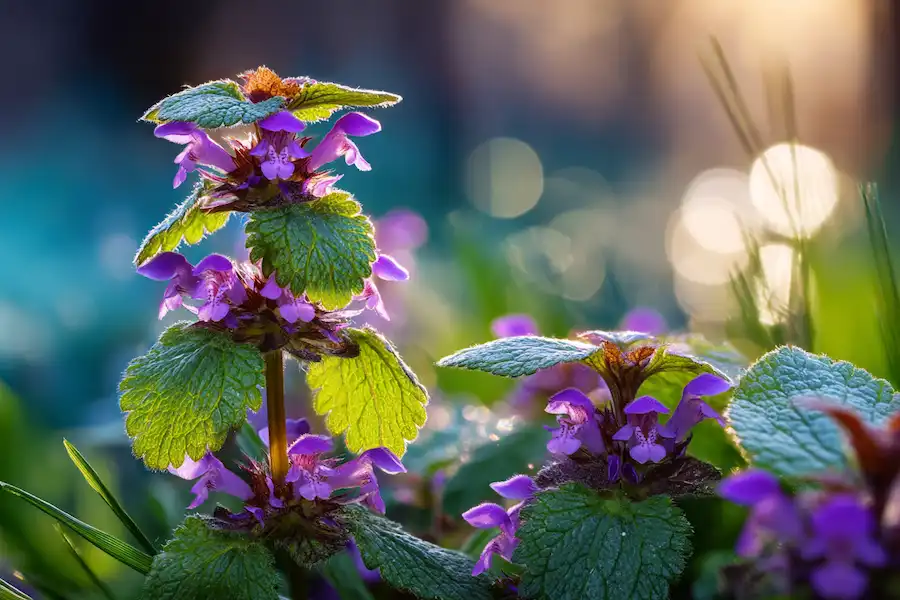 resh purple dead nettle