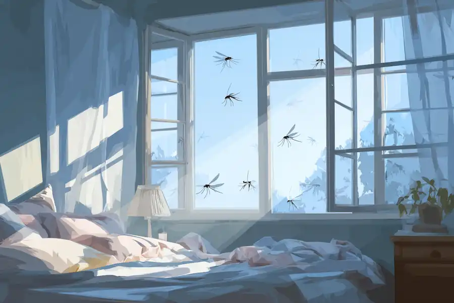 summer natural mosquito repellent concept