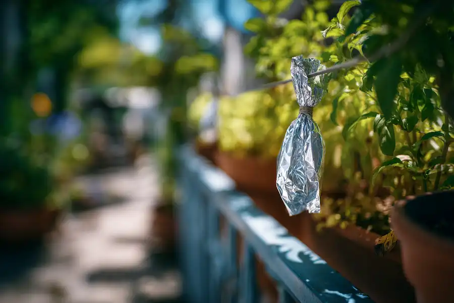homemade pest repellent using aluminum foil