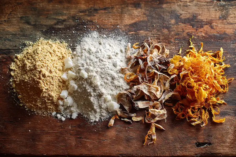 planting hole ingredients bran starch onion skins