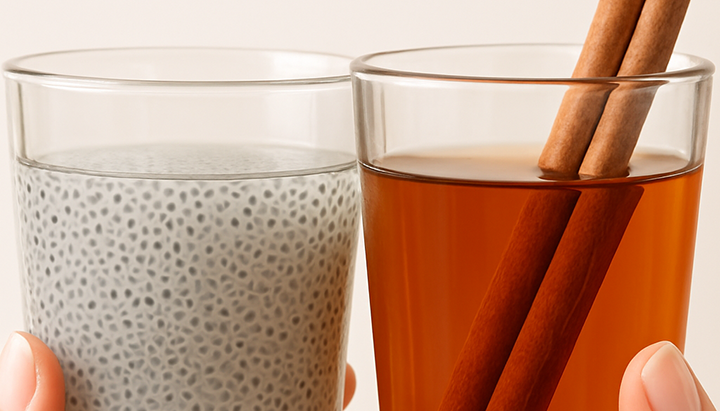 Morning Weight Loss Drinks That Actually Work: Chia Water & Cinnamon Detox