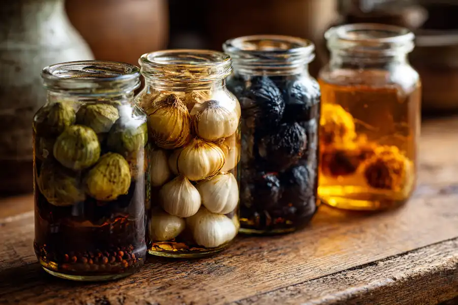 garlic preparations traditional