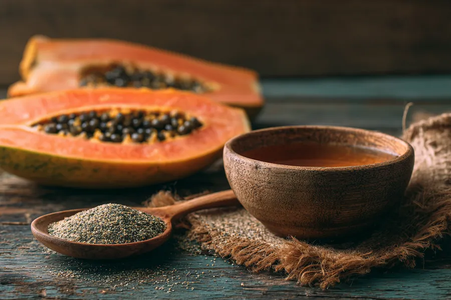 papaya seed powder natural remedy