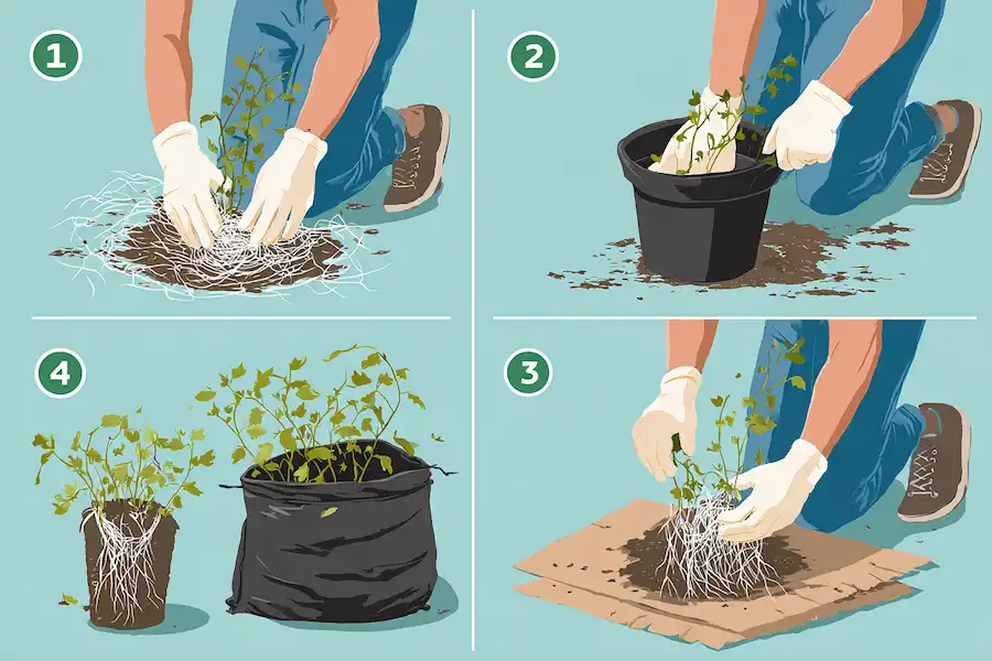 élimination sûre du liseron