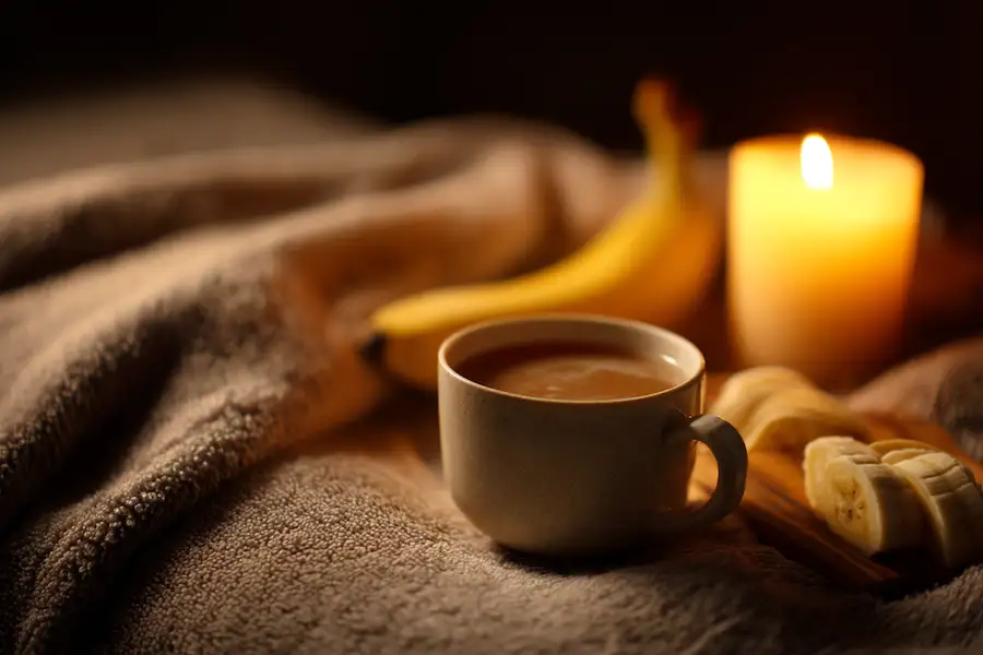 banana peel tea for sleep natural mood booster serotonin relaxation