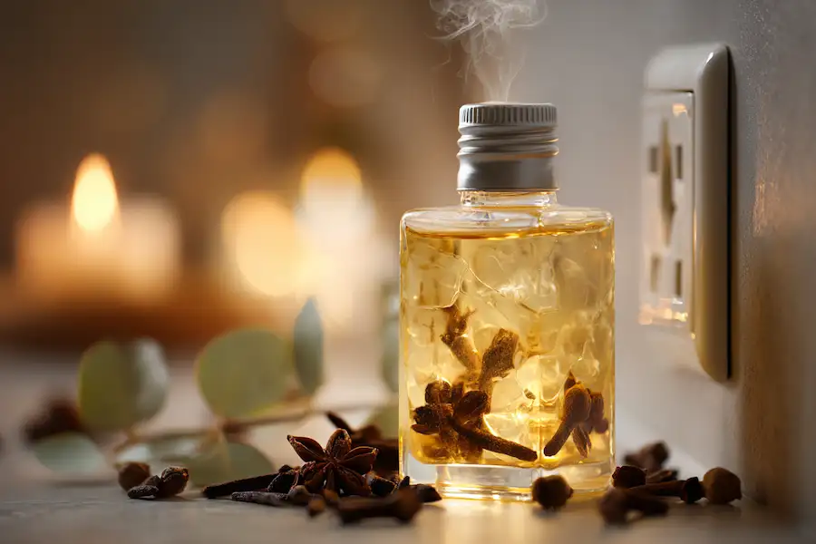 eco friendly clove eucalyptus diffuser repelling mosquitoes