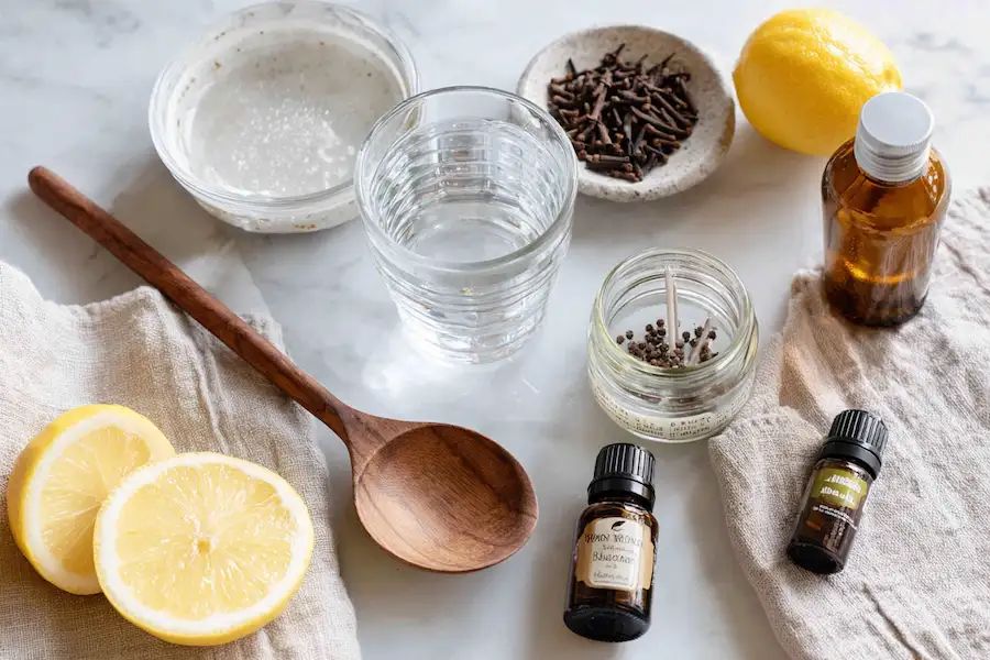 homemade natural clove eucalyptus insect repellent