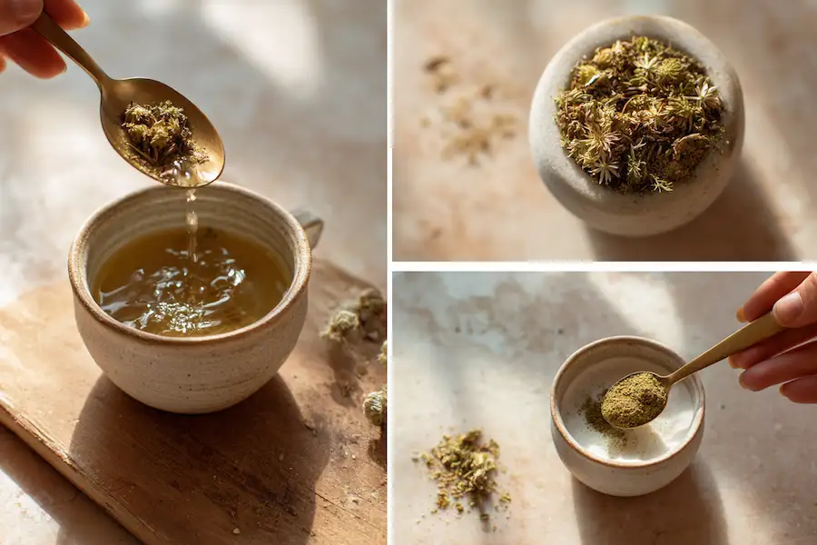 how to use dill seeds tea and powder