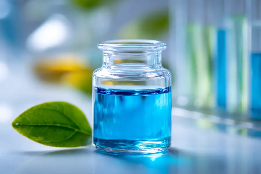 methylene blue laboratory bottle scientific discovery natural remedy