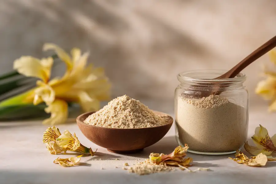 orris root herbal preparations tea bath skincare