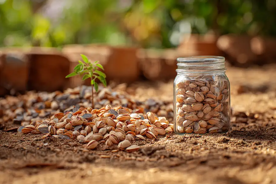 skorupki pistacji do użytku domowego i ogrodowego