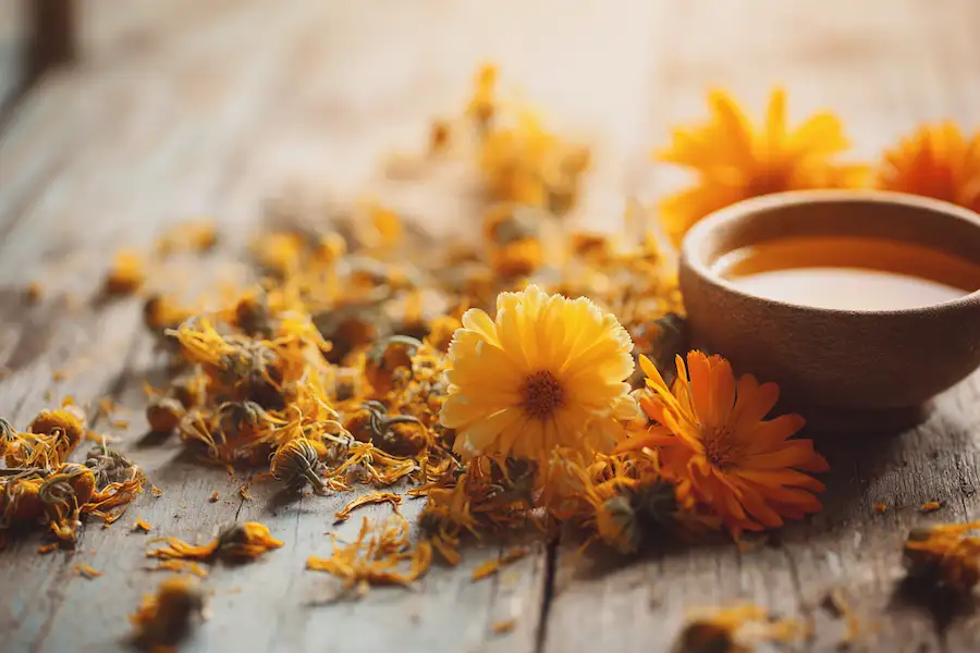 guide de bain de camomille calendula sitz