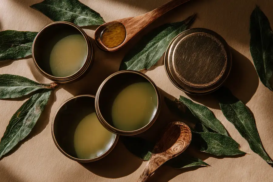 baume aux herbes plantain fait maison