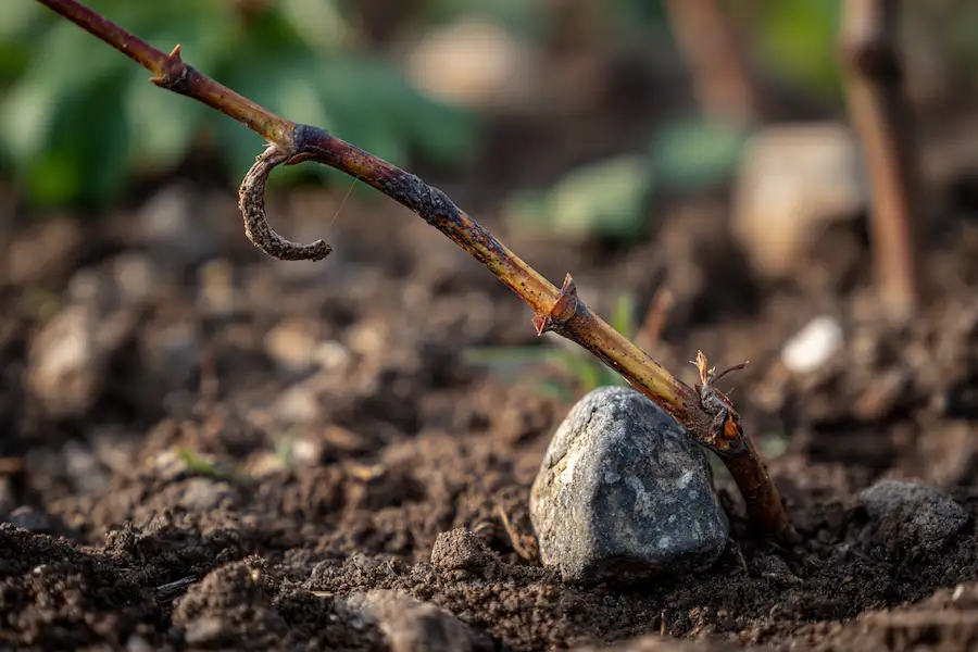 tip layering blackberry plant propagation