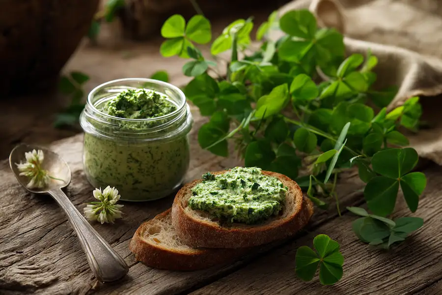 wood sorrel pesto and butter