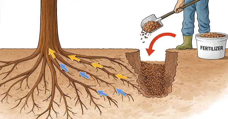 Root Zone Fertilization: The Smart Way to Feed Trees for Strong Growth and Healthy Harvests