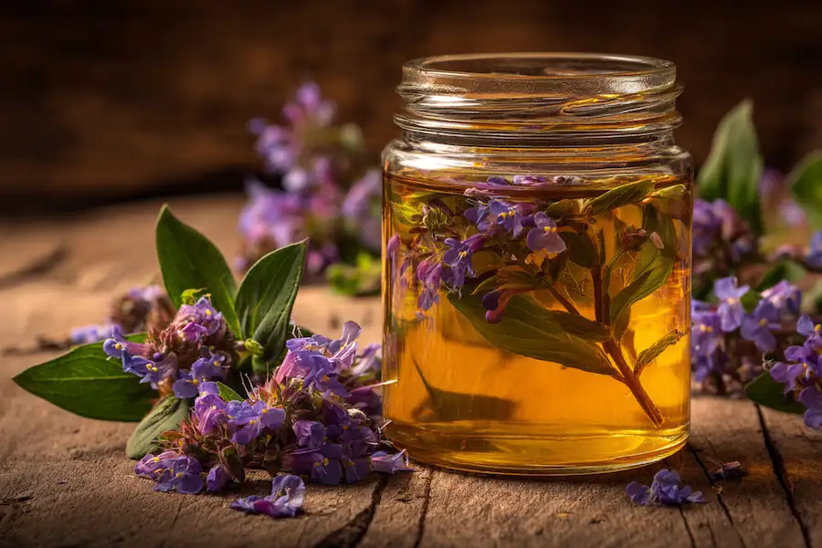 selfheal infused oil jar