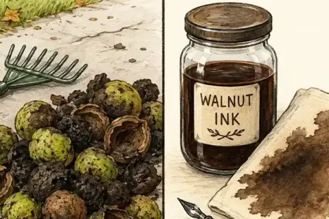 How to Turn Walnut Husks into Natural Ink and Dye