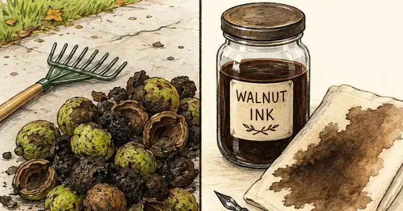 How to Turn Walnut Husks into Natural Ink and Dye
